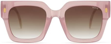 SOJOS Vintage Oversized Square Sunglasses for Women,Retro Womens Luxury Big Large Sun Glasses UV4... | Amazon (US)