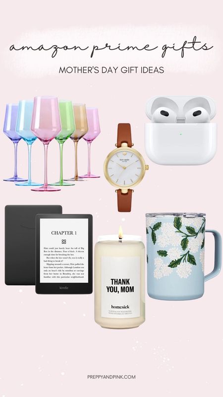 Mother’s Day gifts. Amazon gifts. Wine glasses. Kate spade watch. AirPods. Kindle. Homesick candle. Travel mug  

#LTKGiftGuide #LTKunder100 #LTKFind