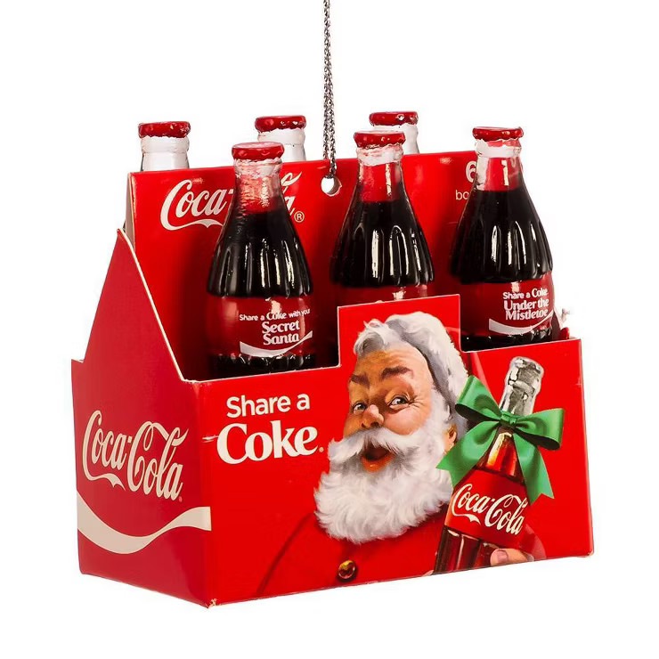 Coca-Cola 6pk Bottles Christmas Tree Ornament | Target