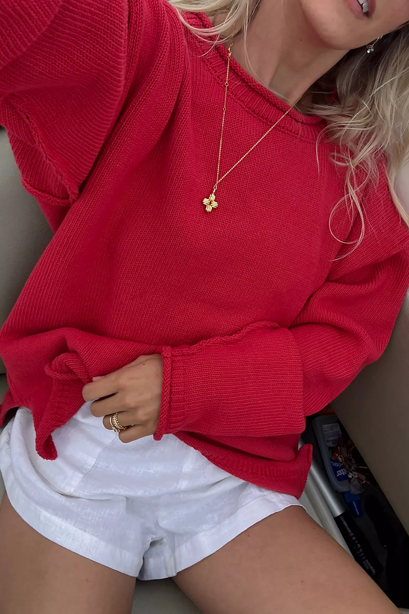 We The Free Ella Roll-Neck Cotton Knit Sweater | Free People (Global - UK&FR Excluded)