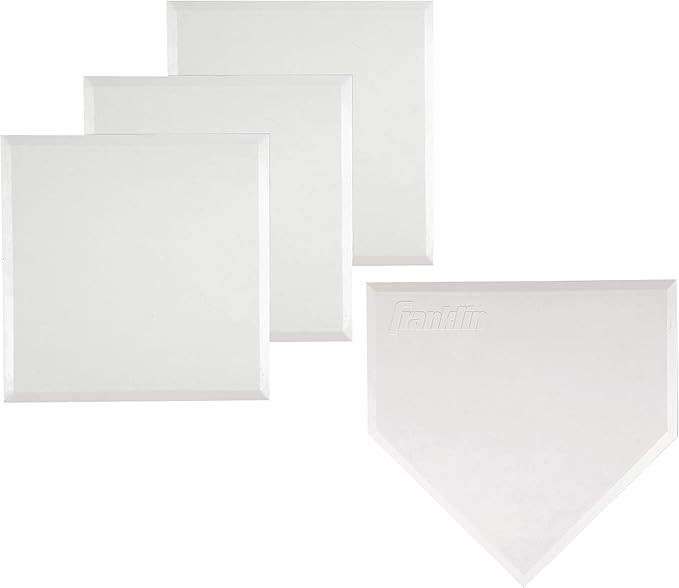 Franklin Sports MLB Baseball Base Set - Throw Down Rubber Bases for Baseball + Softball with Home... | Amazon (US)