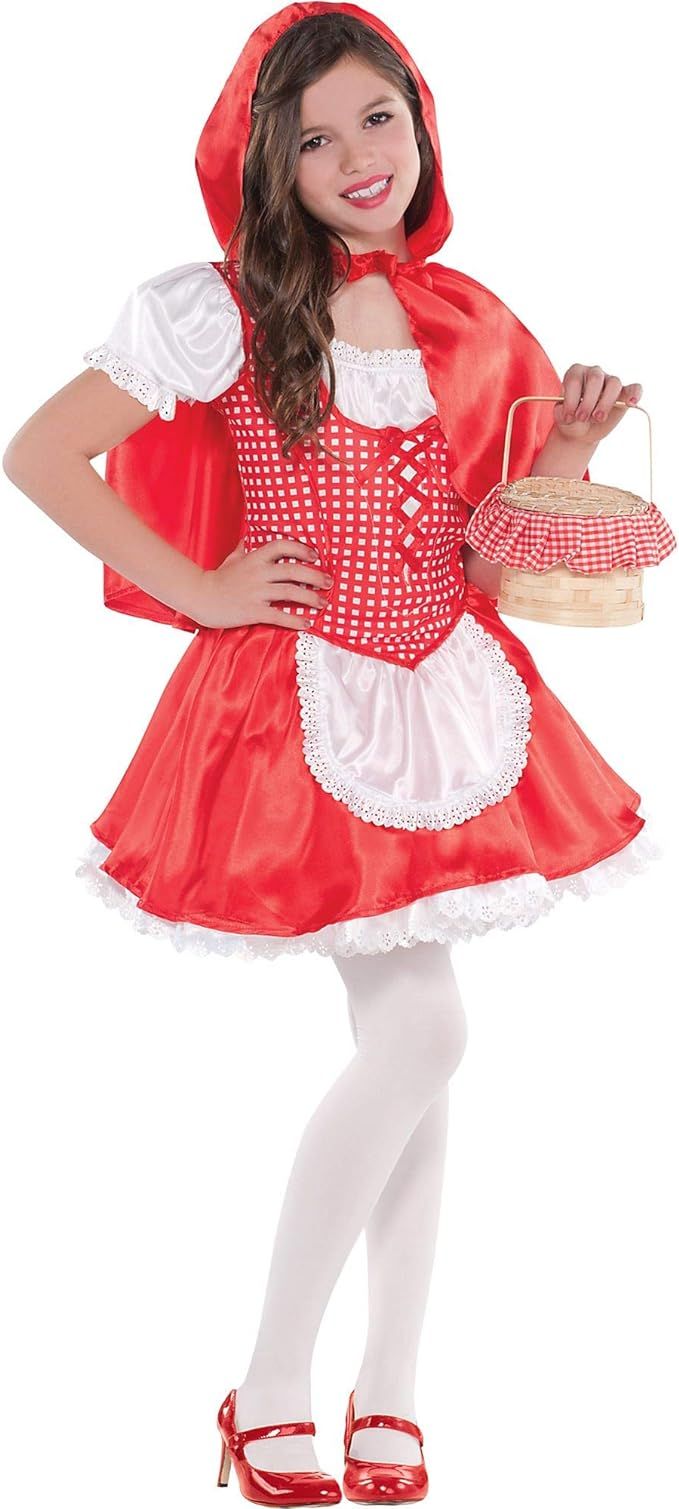 Suit Yourself Classic Red Riding Hood Halloween Costume for Girl, with Accessories | Amazon (US)
