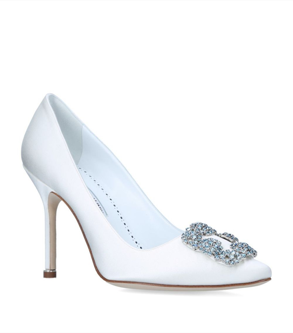 Satin Hangisi Bridal Pumps 105 | Harrods