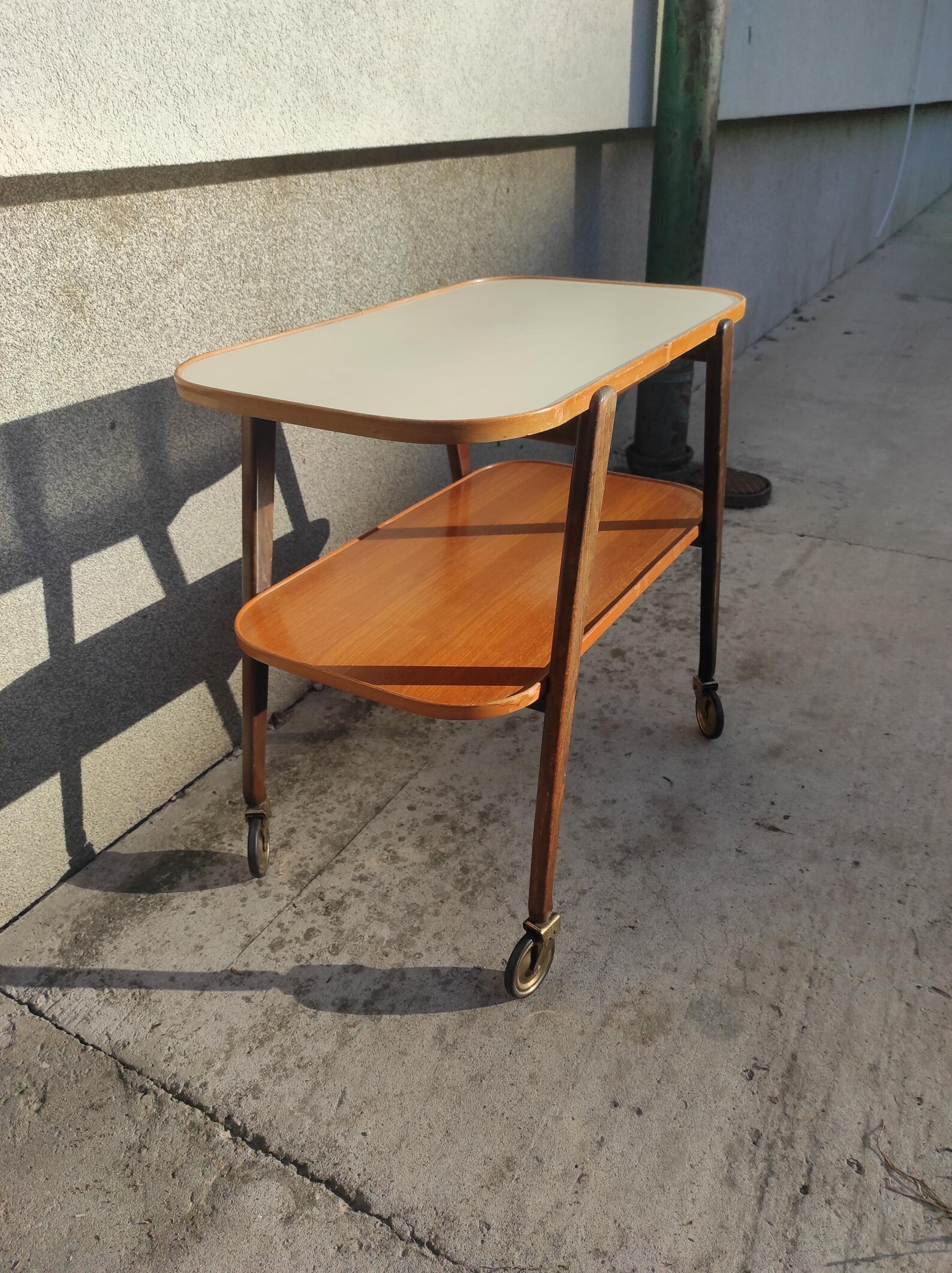 Mid Century Trolley Bar Cart, Vintage Trolley, MCM Bar Cart, Vintage Serving Cart 60s, Made in Ge... | Etsy (US)