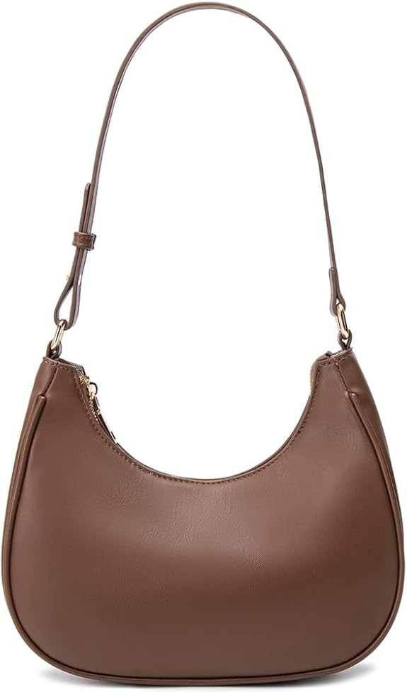 Crescent Shoulder Bags for Women Cute Hobo Tote Handbag Under the Arm Purses Mini Clutch Purse wi... | Amazon (US)