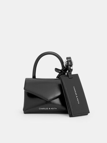 Noir Andromeda Micro Bag Charm | CHARLES & KEITH | Charles & Keith US