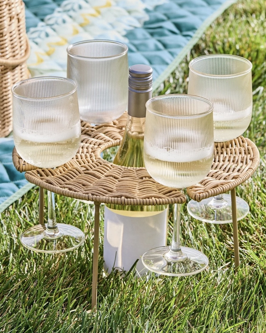 Rattan wine holder! Perfect for spring outdoor picnic 

#LTKdayinmylife #LTKmomlife #LTKHome