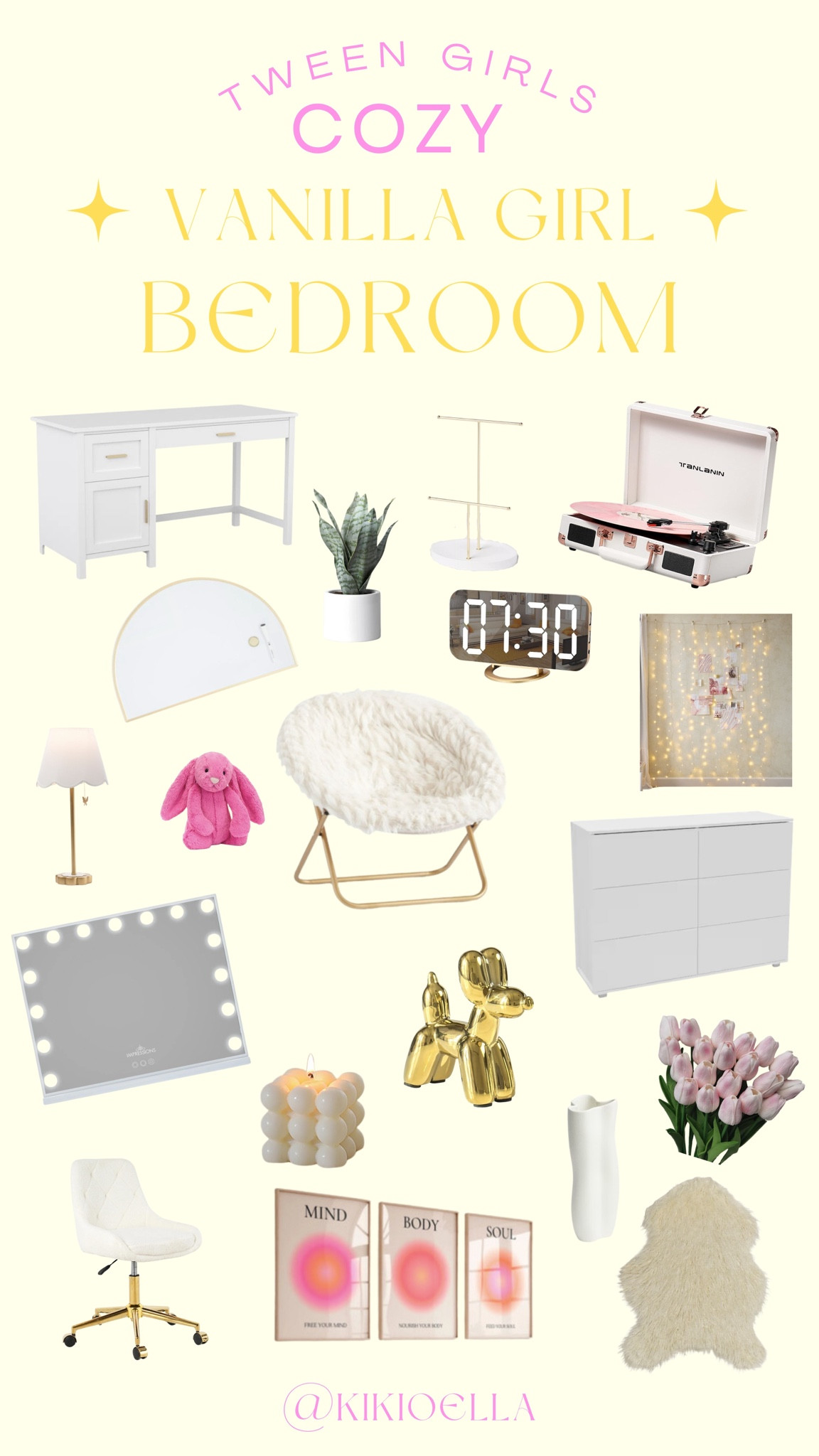 Tween girl bedroom decor 🥰 Ella’s room is one of my favorite rooms in our home! I especially love her Pottery Barn Hang Around Chair ✨🌸 #TweenRoom #TeenRoom #CozyVibes #GirlsRoom

#LTKKids #LTKHome #LTKFamily