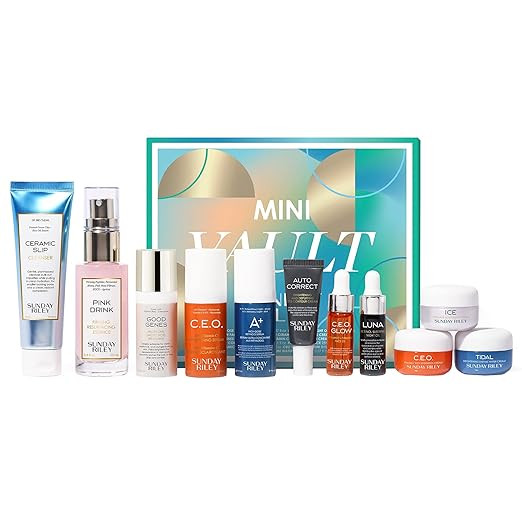 Sunday Riley Mini Vault Skincare Collection, Limited Edition, 1 ct. | Amazon (US)