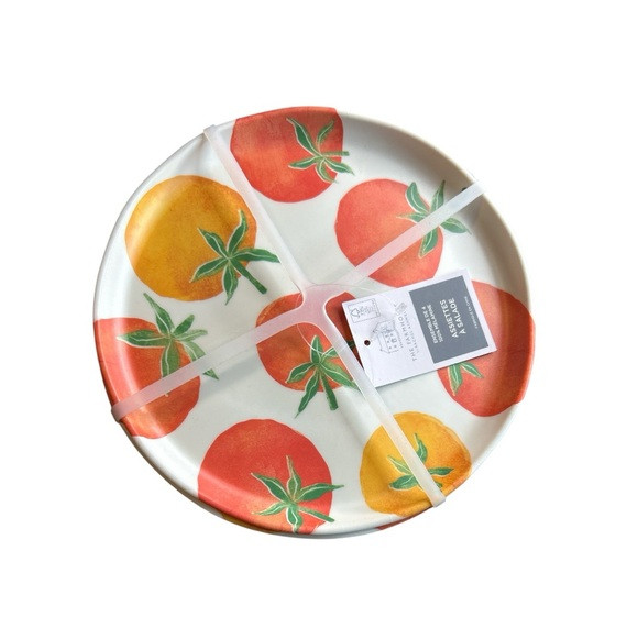 Tomato Design Melamine Plate Set New | Poshmark