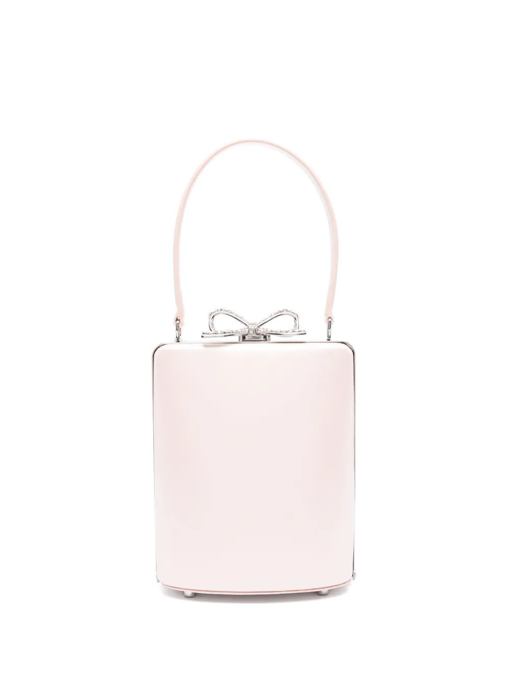 Self-Portrait bow-detail tote bag - Pink | Farfetch Global