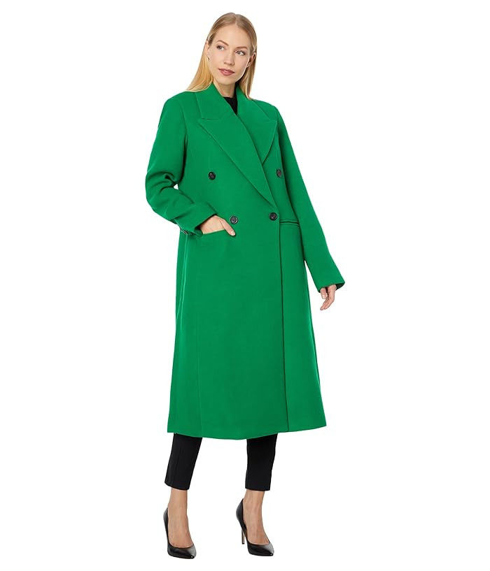 Avec Les Filles Tailored Double-Breasted Coat | Zappos