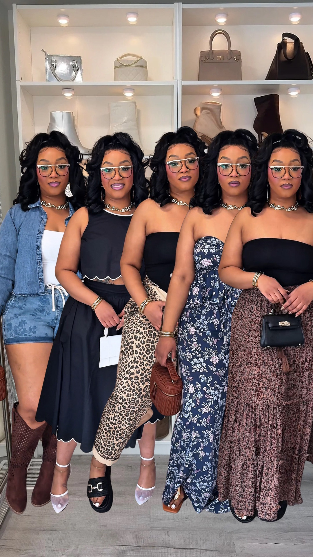 Hey Beauties 🩷

Here’s a few easy Spring & Summer Looks that are both plus size and mid size friendly 🥰🫶🏽

Denim & Boots Look : Shorts are a size 1 and denim top is a size 0 
Black Skirt with white trim: skirt is a 0 & top 00
Leopard skirt size 1 & the top size 00
Blue pants outfit: Top 00, Bottoms 1
Leopard overalls: Top 00, Jumpsuit 14
White shorts & yellow top: Top 0, Bottoms 16


#LTKPlusSize #LTKgrwm #LTKootd