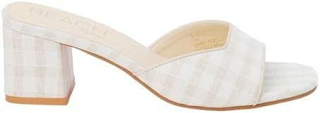 BEACH by Matisse Womens Birdie Block Casual Sandals Casual Mid Heel 2-3" - Off White | Amazon (US)