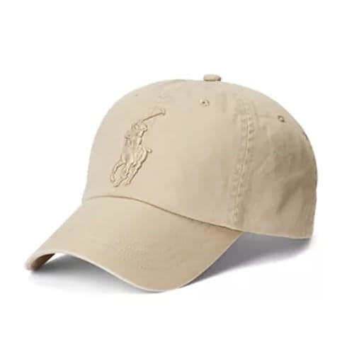 POLO RALPH LAUREN Men's Classic Sport Cap, Luxury Beige, Tan, One Size | Amazon (US)