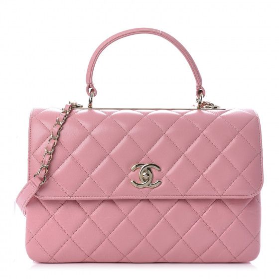 CHANEL

Lambskin Quilted Medium Trendy CC Flap Dual Handle Bag Pink | Fashionphile