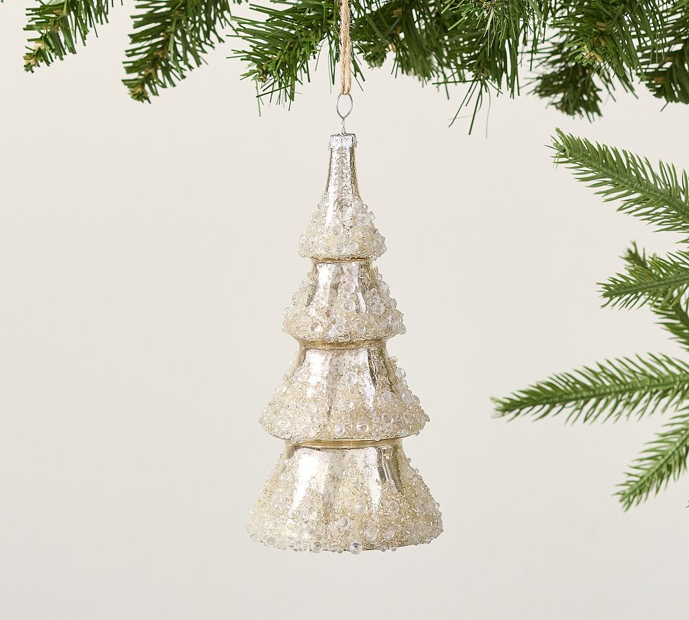 Mercury Silver Tree Ornament | Pottery Barn (US)