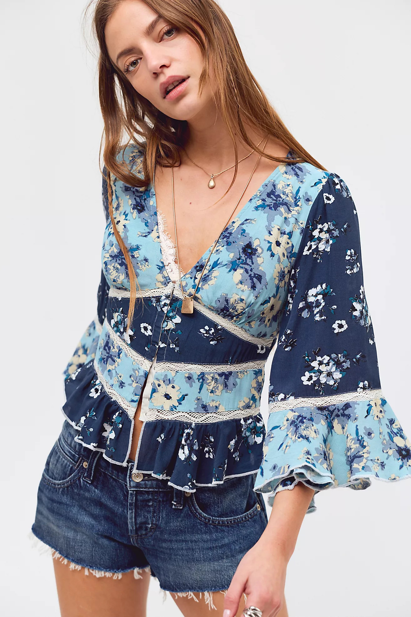 Stella Mixed Print Top | Free People (Global - UK&FR Excluded)