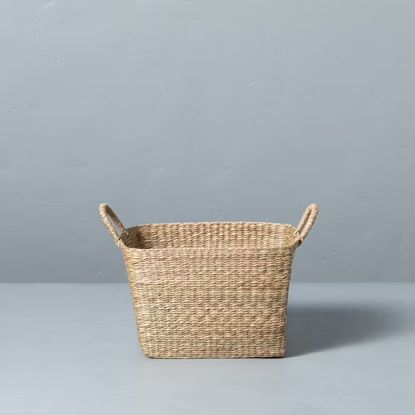 Woven Seagrass Basket with Handles - Hearth & Hand™ with Magnolia | Target
