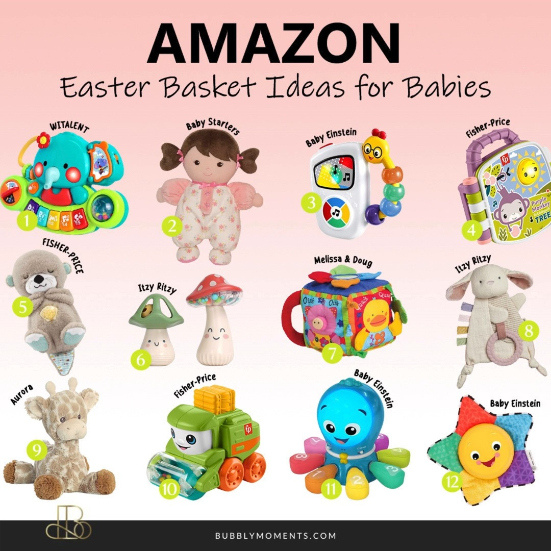 Looking for cute Easter basket ideas for babies? These sweet finds from Amazon are perfect for creating a fun and simple Easter basket for your little one. From soft toys and baby books to cute outfits and helpful baby essentials, these items are great for celebrating baby’s first Easter.
I like choosing items that are both fun and useful for babies. You can mix small toys, baby accessories, and everyday essentials to make a basket that looks adorable and is also practical for parents.
If you’re planning a baby Easter basket, these ideas are a great place to start. Tap the product images to explore the items and save this post so you can easily find them later in my LTK shop.
#LTKFinds #LTKAmazon #LTKBaby #LTKFamily #LTKCreator #LTKTrending #LTKDailyFinds #LTKGiftGuide #EasterBasket #EasterBasketIdeas #BabyEasterBasket #BabysFirstEaster #BabyGiftIdeas #BabyEssentials #AmazonBaby #AmazonFinds #BabyMustHaves #MomLife #ParentingFinds #EasterIdeas 

 