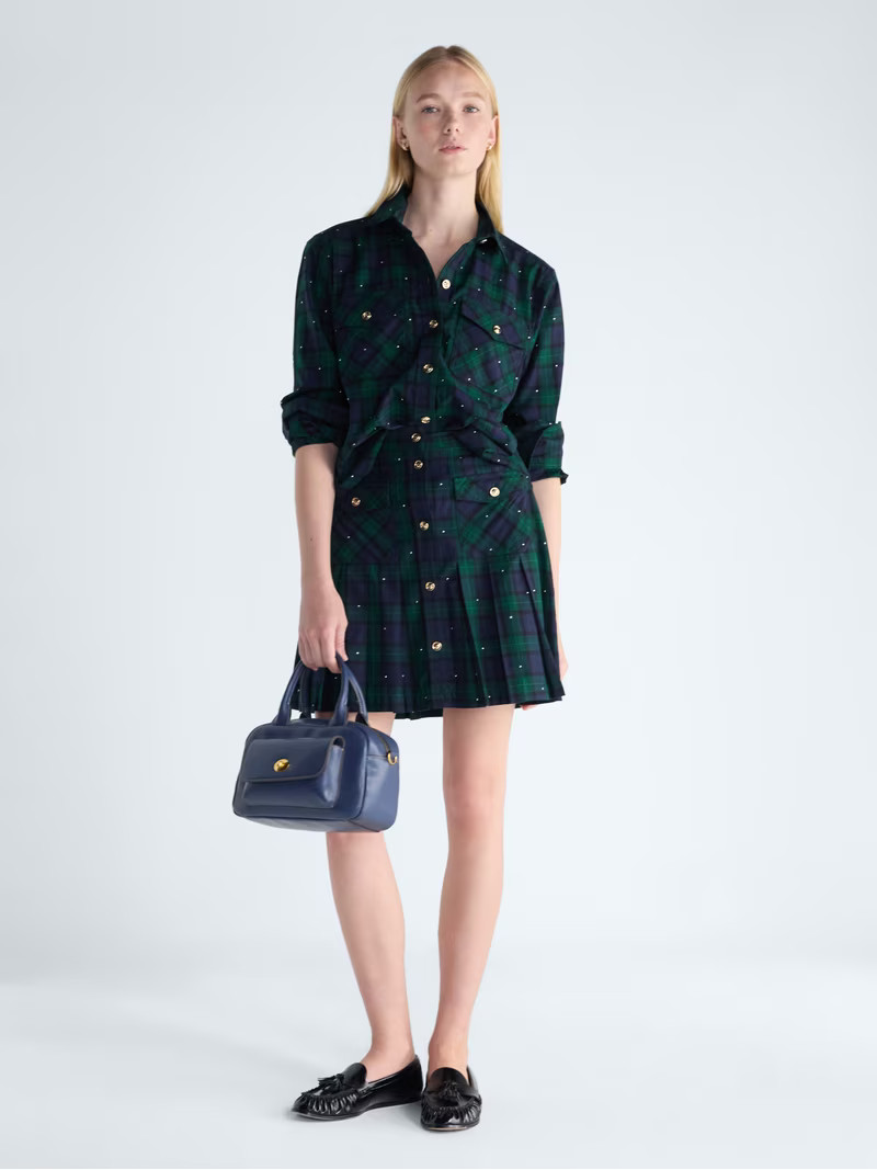 Free Assembly Women\u2019s and Women's Plus Studded Cropped Cotton Utility Shirt, Sizes XS-4X | Walmart (US)