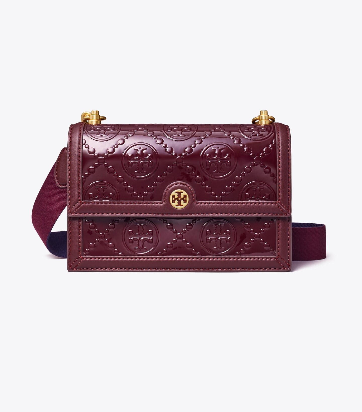 Small T Monogram Embossed Shoulder Bag: Women's Designer Shoulder Bags | Tory Burch | Tory Burch (US)
