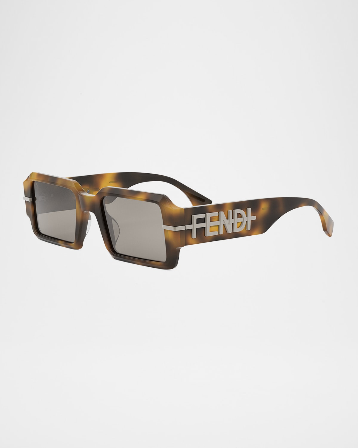 Men's Fendigraphy Acetate Rectangle Sunglasses | Neiman Marcus