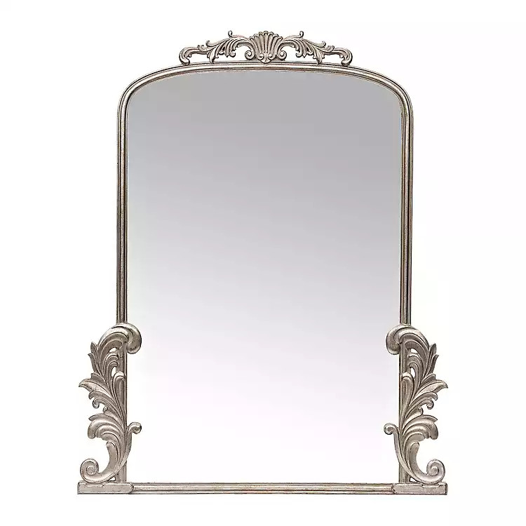 Silver Bordeaux Ornate Scroll Mirror | Kirkland's Home
