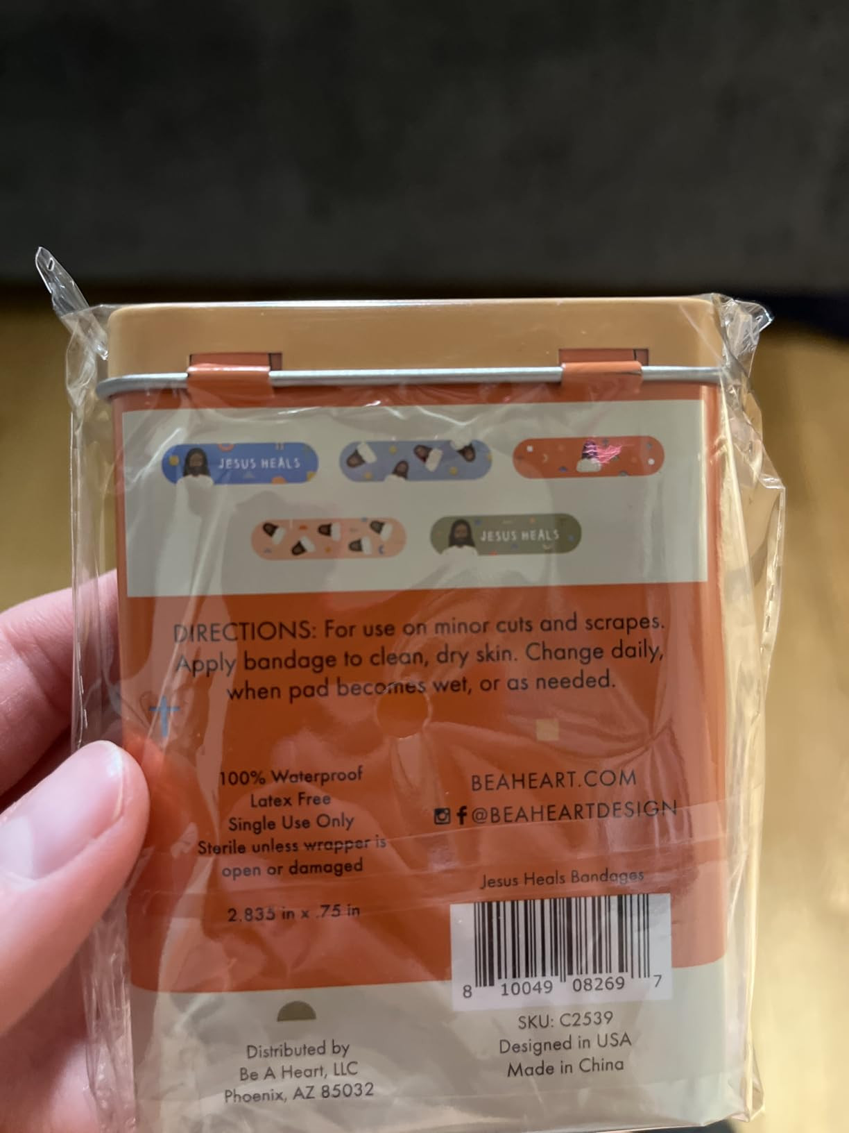 Be A Heart Original Jesus Heals Bandages, Kids Adhesive Bandages, Band-Aid for Kids (2 Bandage Ti... | Amazon (US)