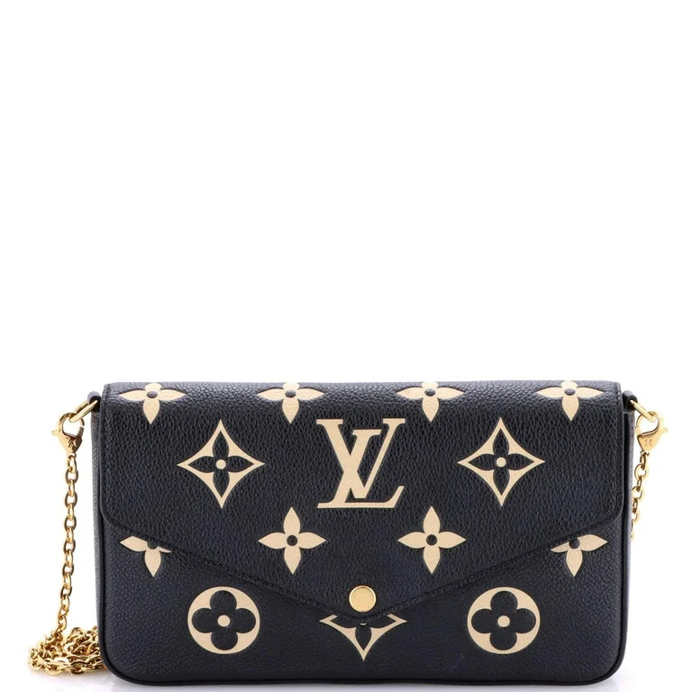 Pre-Owned Louis Vuitton Felicie Pochette Bicolor Monogram Empreinte Giant By Rebag | Walmart (US)