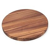 John Boos Block WAL-R18 Walnut Wood Edge Grain Reversible Round Cutting Board, 18 Inches Round x 1.5 | Amazon (US)