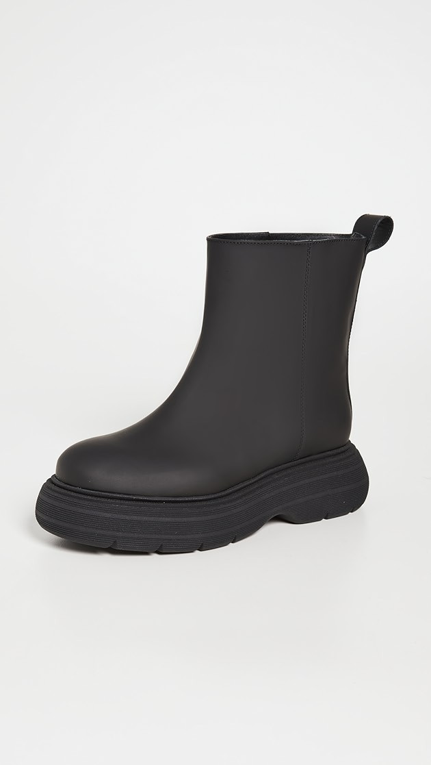 Marte Short Leather Boots With Chunky Sole | Shopbop