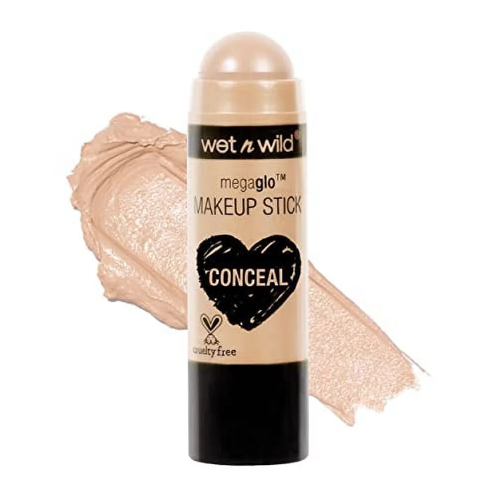 Wet n Wild MegaGlo Conceal & Contour Stick, Nude For Thought | Natural | Concealer Makeup Stick |... | Walmart (US)