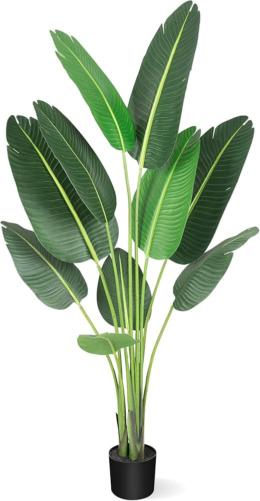 Amyove 60" Artificial Tree Bird of Paradise Artificial PlantFaux Plant for Home Decor Indoor Outd... | Amazon (US)