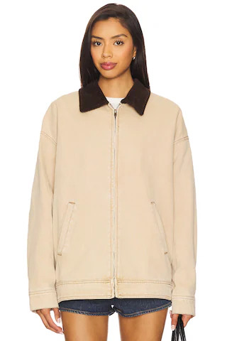 LIONESS Workwear Jacket in Stone from Revolve.com | Revolve Clothing (Global)
