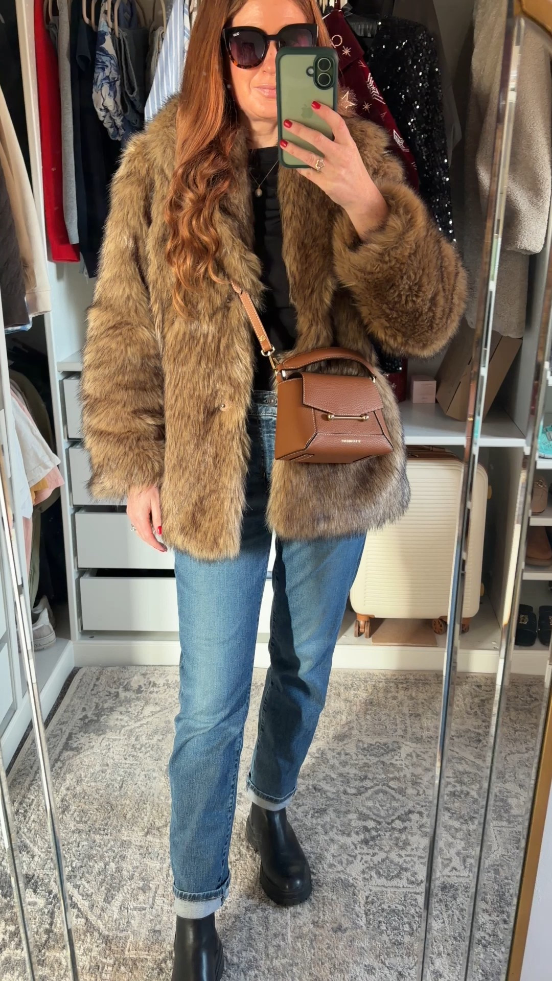An effortless Sunday look for Christmas shopping, pairing the warmest faux fur coat with straight-leg denim, my go to tan bag, and comfy Chelsea boots. 🎄🐻♥️ faux fur jacket, faux fur coats, jeans, jeans women, winter outfits, winter outfits winter 

#LTKjeans #LTKwinter #LTKuk