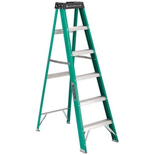 Louisville Ladder FS4006 225-Pound 6-Foot Fiberglass Step Ladder | Amazon (US)