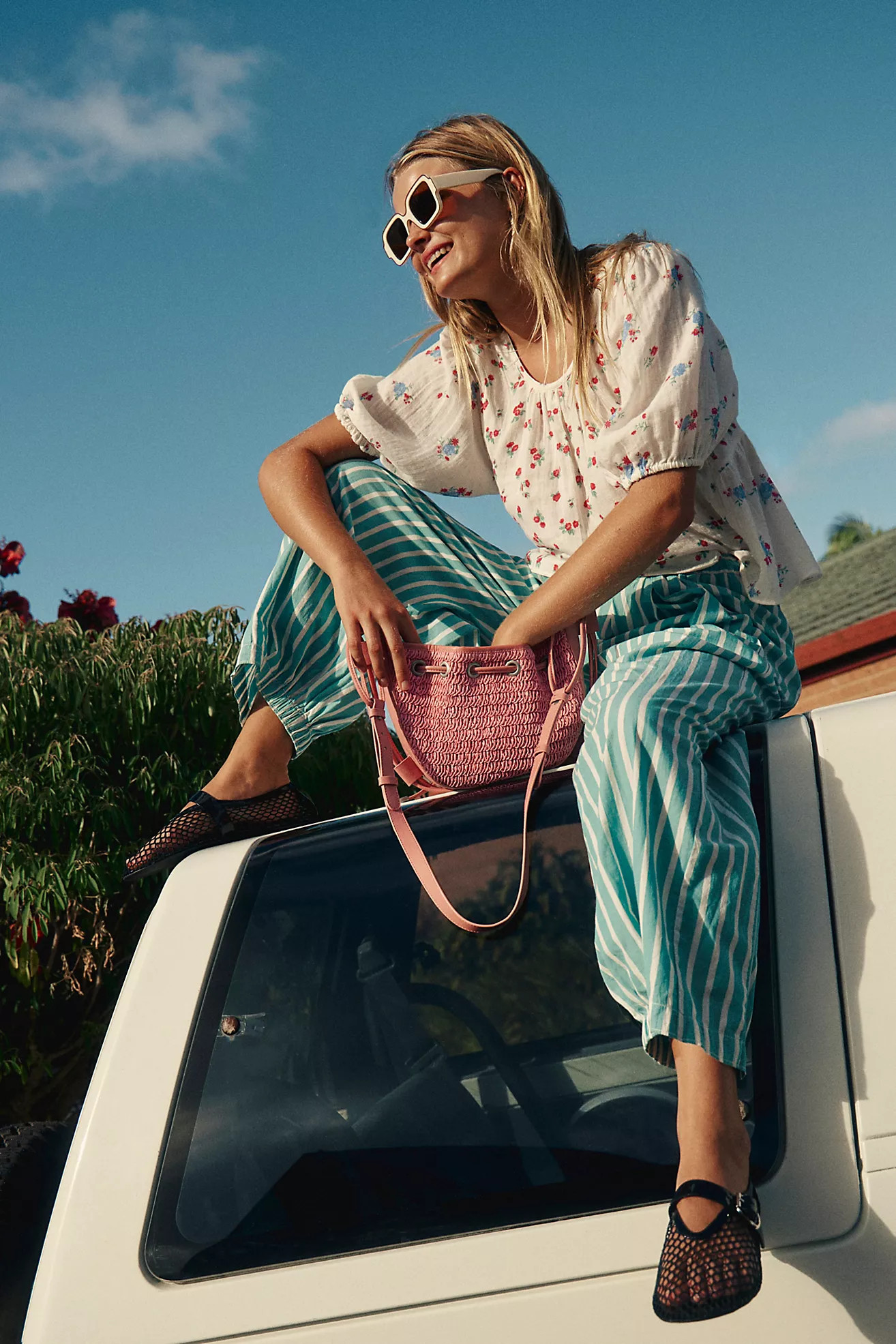 Sutton Mesh Mary Janes | Free People (UK)