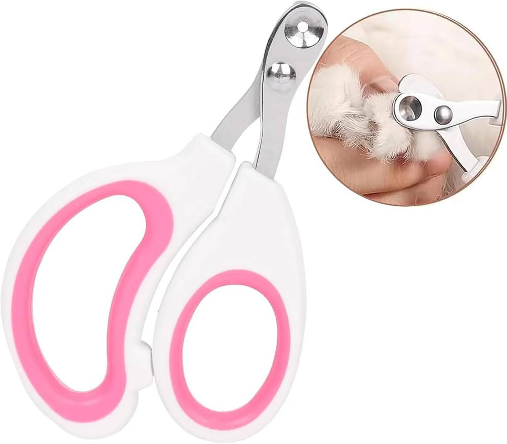 Cat Nail Clippers with Circular Cut Hole -Avoid Over Cutting Pet Nail Clippers -Sharp Angled Blad... | Amazon (US)