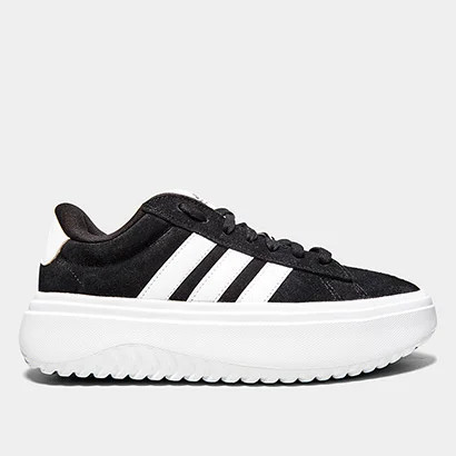 Tênis Adidas Grand Court Platform Suede Feminino - Feminino | Netshoes (BR)