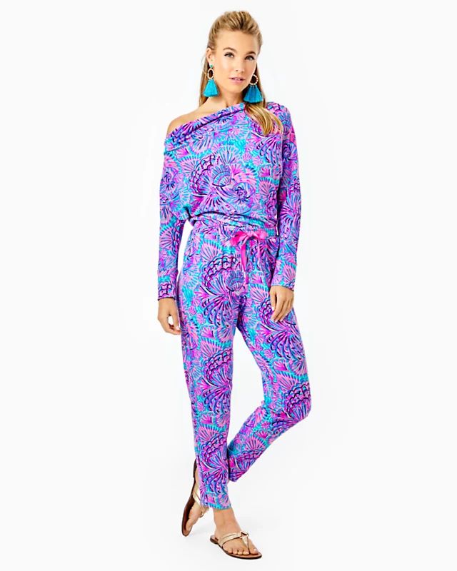Sheera One-Shoulder Jumpsuit | Lilly Pulitzer