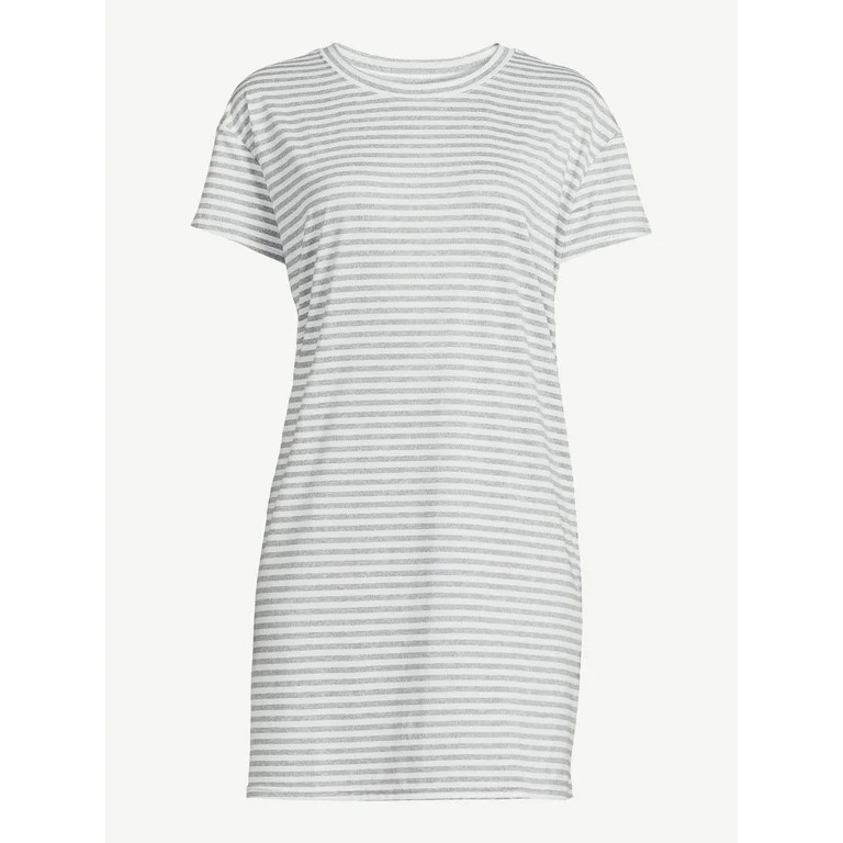 Joyspun Women's Print Sleepshirt with Pockets, Sizes S/M to 2X/3X | Walmart (US)