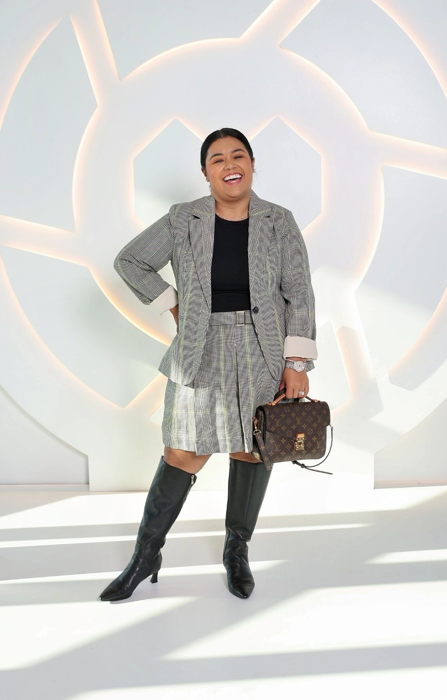 I’m going to be wearing this Walmart set all fall and winter. This print also now comes in a dress which I’ve already ordered! 

I’m wearing a Large in the blazer, and an XL in the skirt. I definitely should’ve gotten a large though. 

My leather boots are from Naturalizer and are perfect! They come in narrow, wide width, and extra wide width calf. 

#LTKOver40 #LTKCon #LTKMidsize