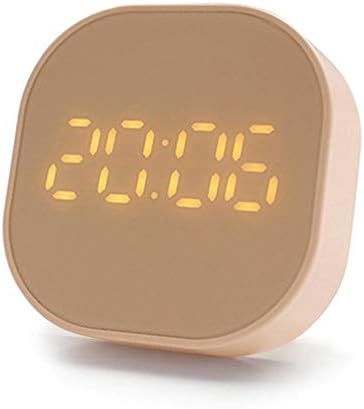 Small Cube Digital Loud Alarm Clock Bedside Non Ticking, Countdown Function Kitchen Timer Magneti... | Amazon (UK)