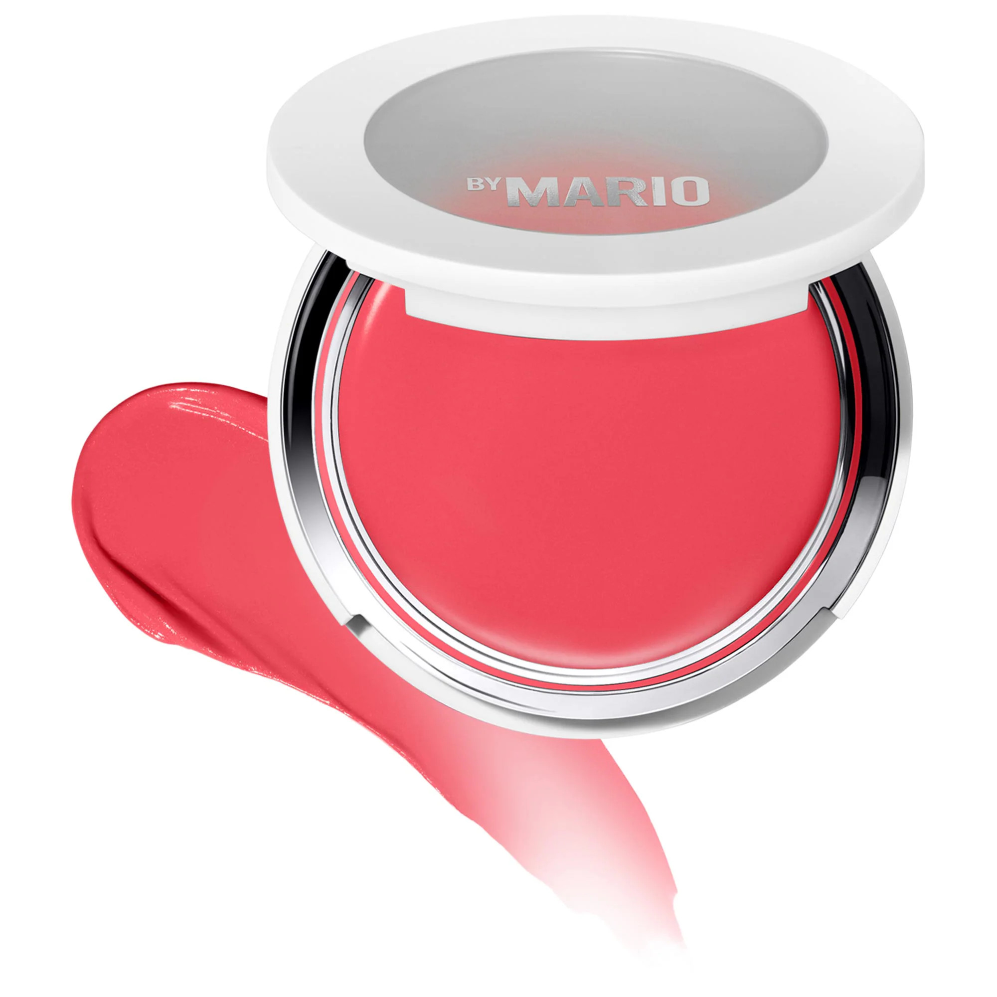 MAKEUP BY MARIO Soft Pop Plumping Cream Blush Veil Strawberry Sunset .17 oz / 5 g | Sephora (US)