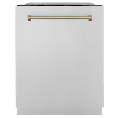 ZLINE KITCHEN & BATH Autograph Edition Top Control 24-in Built-In Dishwasher ENERGY STAR, 45-dBA | Lowe's