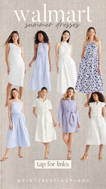 Summer dresses for all occasions from Walmart
White dress
Blue
Stripe
Midi dress
Graduation 
BBQ
Summer party
Casual wedding guest 

#LTKparties #LTKover40 #LTKfindsunder50