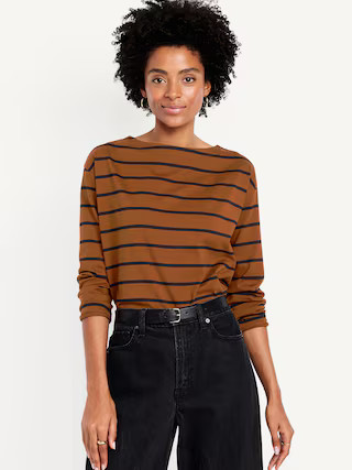 Long-Sleeve Mariner Loose T-Shirt | Old Navy (US)