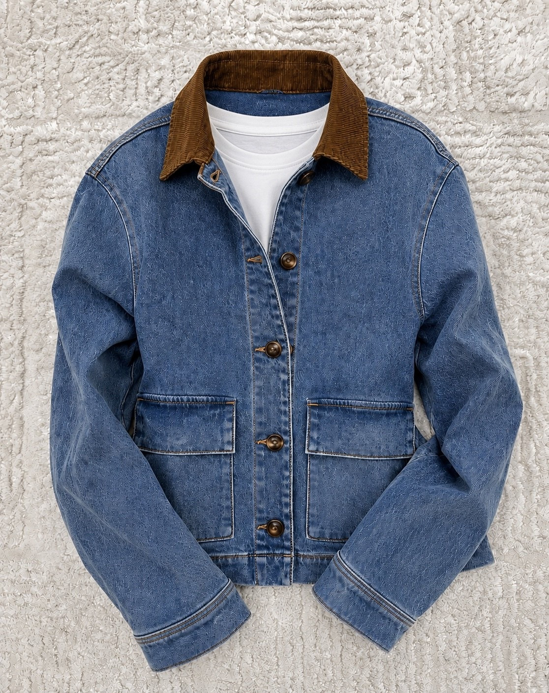 This jacket is basically fall 2026 in one piece. 🍂
The denim + corduroy is one of the biggest jacket looks trending right now! Throw it over a basic tee with leggings, barrel jeans or trousers and suddenly the whole outfit looks more put together. Find it here in my LTK shop 
#WalmartPartner @walmart #Walmart

#LTKdayinmylife #LTKootd #LTKmomlife