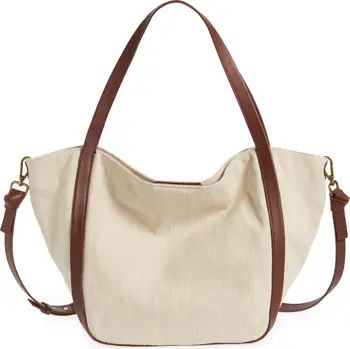 The Sydney Cotton & Linen Blend Tote Bag | Nordstrom